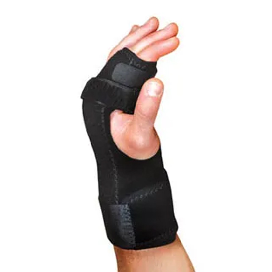 A person is wearing a TKO® Knuckle Orthosis in his hand in New York, New Jersey, & Connecticut